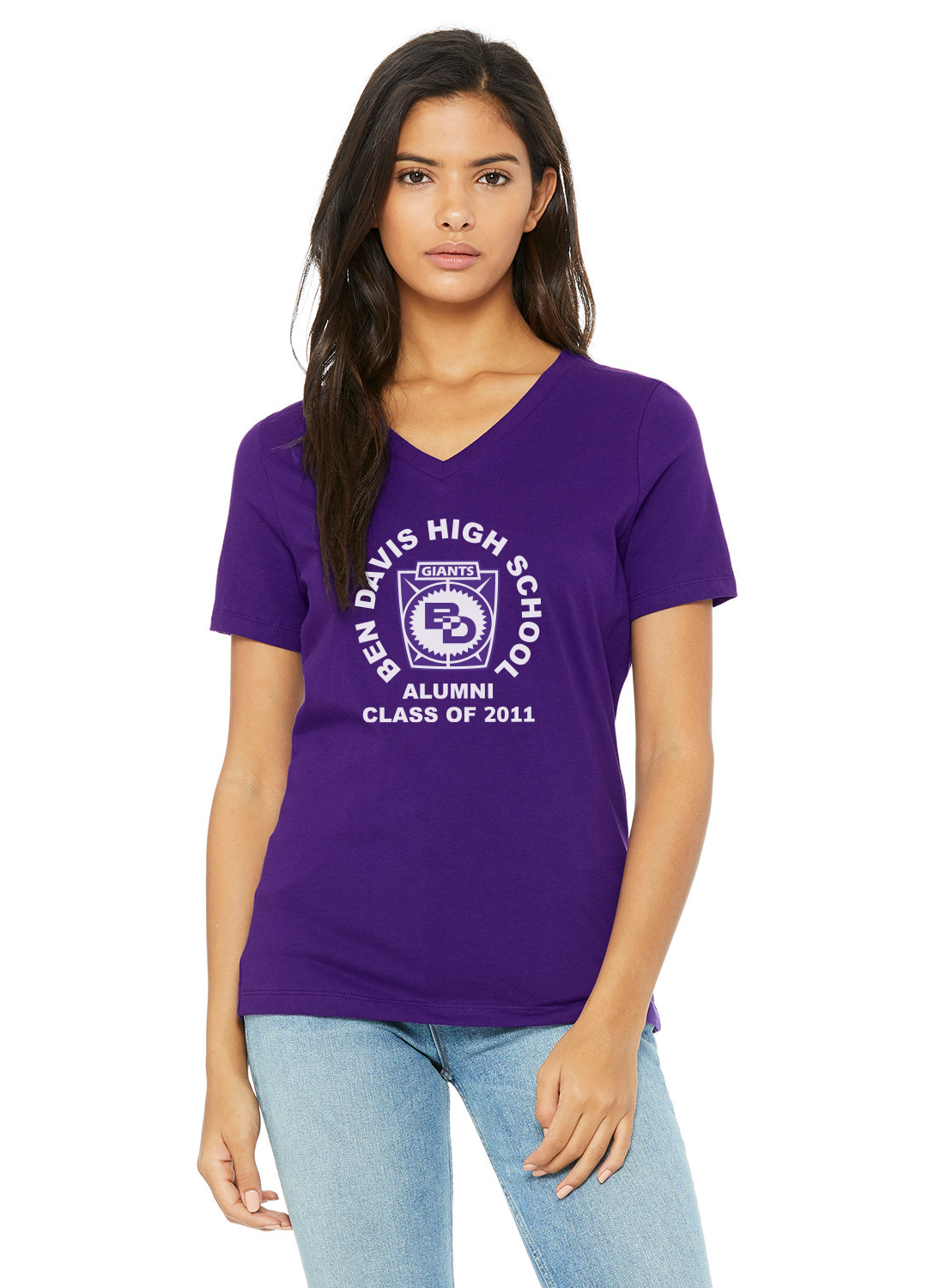 Ben Davis Alumni Ladies V-Neck